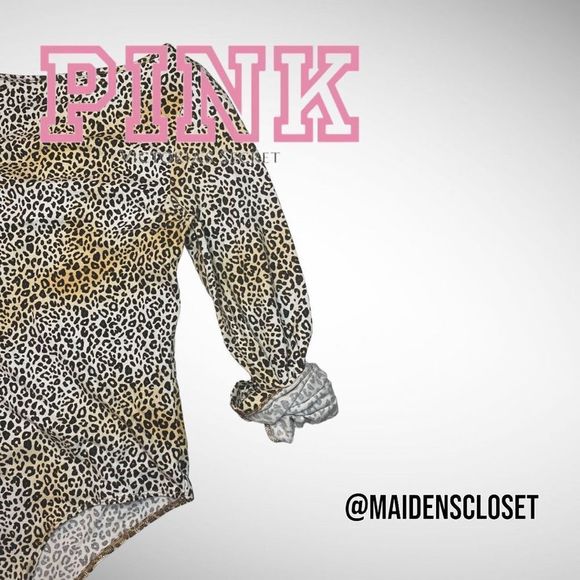 Victoria Secret PINK Leopard Print Bodysuit - Picture 12 of 14